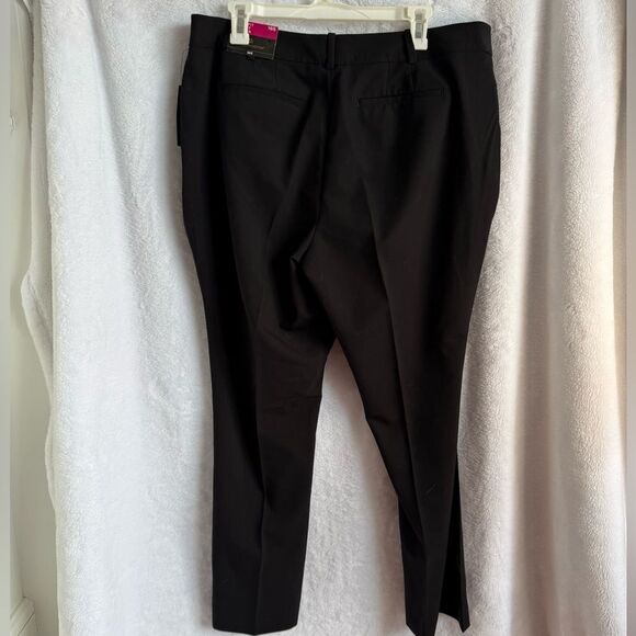 Worthington Black Dress Pants with Classic Straight-Leg Cut - Short Length - Picture 3 of 4